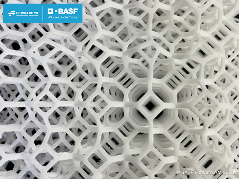 High quality lattice structures can be 3D printed with the Ultrasint TPU 88A powder